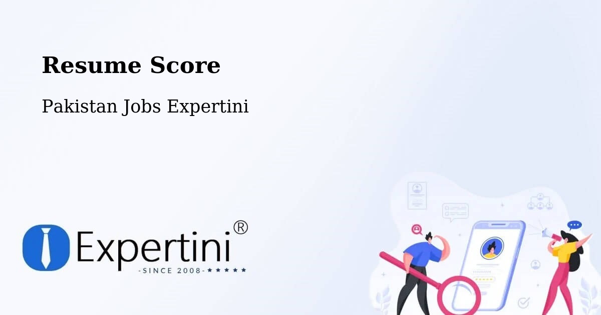 Resume Score & Job Description Match Tool – Goth Radhan - Pakistan Jobs Expertini